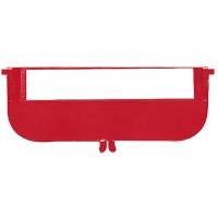 Plastskilleplade til plasttrau, bredde 70mm, r&oslash;d