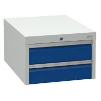 V&aelig;rksted skuffesektion 360x555x736mm med 2 skuffer