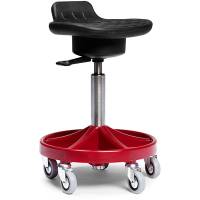 All-round V-matic mont&oslash;rstol h&oslash;j med let rullende hjul og r&oslash;dt understel