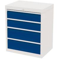 Værksted skuffesektion 819x680x500mm 4 skuffer