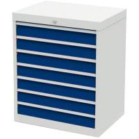Værksted skuffesektion 819x680x500mm 7 skuffer