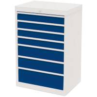 Værksted skuffesektion 1019x680x500mm med 7 skuffer