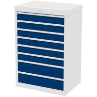 Værksted skuffesektion 1019x680x500mm med 8 skuffer