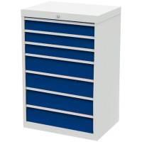 Værksted skuffesektion 1019x680x500mm med 7 skuffer