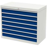 Værksted skuffesektion 819x980x500mm 7 skuffer