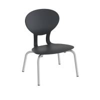 Rocka 3071S elevstol med sort s&aelig;de med alugr&aring;t stel 