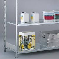 Hyldeplan til Boltless universalreol med st&aring;lhylder 1500x500mm