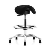 Sadelstol Stingray V-matic model 45151 h&oslash;j model med sort stof