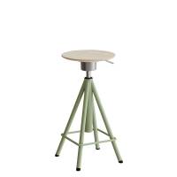 Atlas taburet med vippefunktion og gasregulering, gr&oslash;nne ben