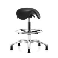 Sadelstol Legolas model 45150 h&oslash;j model med PU-Skum s&aelig;de