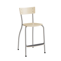 Strong 250 elevstol i birk laminat og alugråt stel