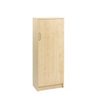 Sova pude- og tæppeskab i birk laminat med 8 hylder