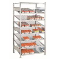 Boltless startsektion lagerreol med FIFO hylder 2000x1000x500mm