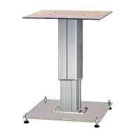 ErgoSingel TL18 workstation med top- og gulvplade 495x495 mm