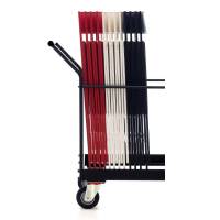Stolevogn mini med plads til 45 mini klapstole sort