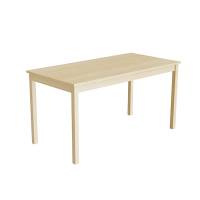 Elevbord 140x70cm i lydd&aelig;mpende birk laminat med massive birk ben, h&oslash;jde 72cm 