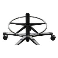 Fodring til kontorstol Malmstolen, &Oslash;500 mm, sort poleret