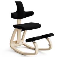 Varier Thatsit balans kn&aelig;stol Revive 194 med natur stel