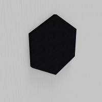 Lydabsorbent Honey EcoSUND til v&aelig;g 60x52x2cm, sort