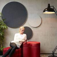 Lydabsorbent Sound Off EcoSUND til v&aelig;g &Oslash;110cm, gr&aring;