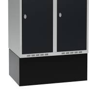 H&oslash;j sokkel til garderobeskab 80x55x32cm sort 