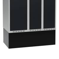 H&oslash;j sokkel til garderobeskab 100x55x32cm sort 