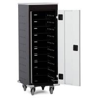 PC opladningsskab på hjul med 10 rum 1250x530x500mm