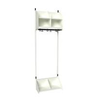 BST garderobe startsektion model A med 2 pladser 600mm hvid