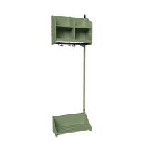 BST garderobe påbygningssektion model B med 2 pladser 600mm grøn
