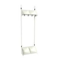 BST garderobe startsektion model G med 2 pladser 600mm hvid