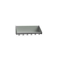 BST hattehylde uden skillev&aelig;gge til 3 pladser 750mm lys gr&aring;