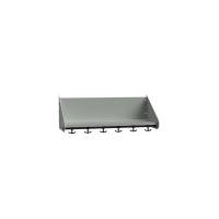 BST hattehylde uden skillev&aelig;gge til 3 pladser 750mm lys gr&aring;