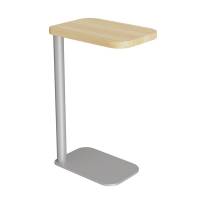 Laptopbord Xakt i massiv eg med alugr&aring;t stel 