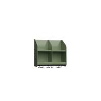 BST garderobehylde med skillev&aelig;g og 2 pladser 500mm gr&oslash;n