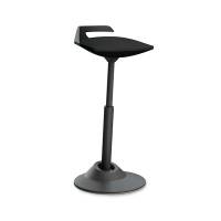 Muvman st&aring;st&oslash;ttestol med justerbar siddeh&oslash;jde 510-840mm sort