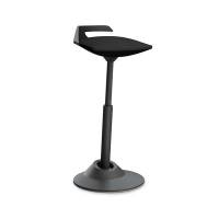 Muvman st&aring;st&oslash;ttestol med justerbar siddeh&oslash;jde 510-840mm sort