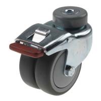 Hjuls&aelig;t til ErgoMini 2 og ErgoNomi &Oslash;75mm M10 bolt, 4 stk