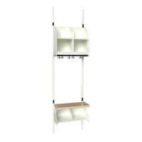 BST garderobe startsektion model C med 2 pladser 500mm hvid