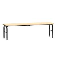 Fritst&aring;ende garderobeb&aelig;nk i birk h&oslash;jtrykslaminat, bredde 150cm