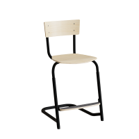 Strong 275 justerbar elevstol i birk laminat med sort stel