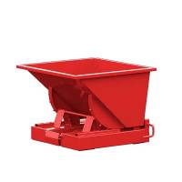 Tipcontainer Std 150 liter 1200 kg CE-m&aelig;rket i r&oslash;d 