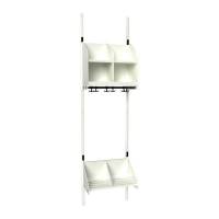 BST garderobe startsektion model A med 2 pladser 500mm hvid