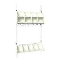 BST garderobe startsektion model A med 4 pladser 1000mm hvid