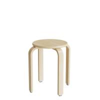 Oscar taburet, s&aelig;de i birk laminat, ben i birkefin&eacute;r, h&oslash;jde 44cm 