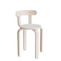 Oscar taburet, s&aelig;de i lys gr&aring; laminat, ben og ryg i birkefin&eacute;r, h&oslash;jde 44cm 