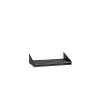 Adde børnegarderobe skohylde 500mm bred i mørkgrå metal