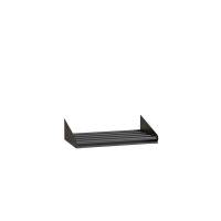 Adde b&oslash;rnegarderobe skohylde 500mm bred i m&oslash;rkgr&aring; metal