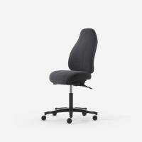 Kontorstol Malmstolen Adaptive 6000 med h&oslash;j ryg, gr&aring; tekstil