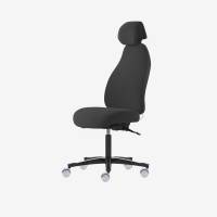 Malmstolen Adaptive 6006, ESD, h&oslash;j ryg og nakkest&oslash;tte, antracit