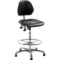 Global h&oslash;j industristol Comfort ESD med glidesko og fodring, sort